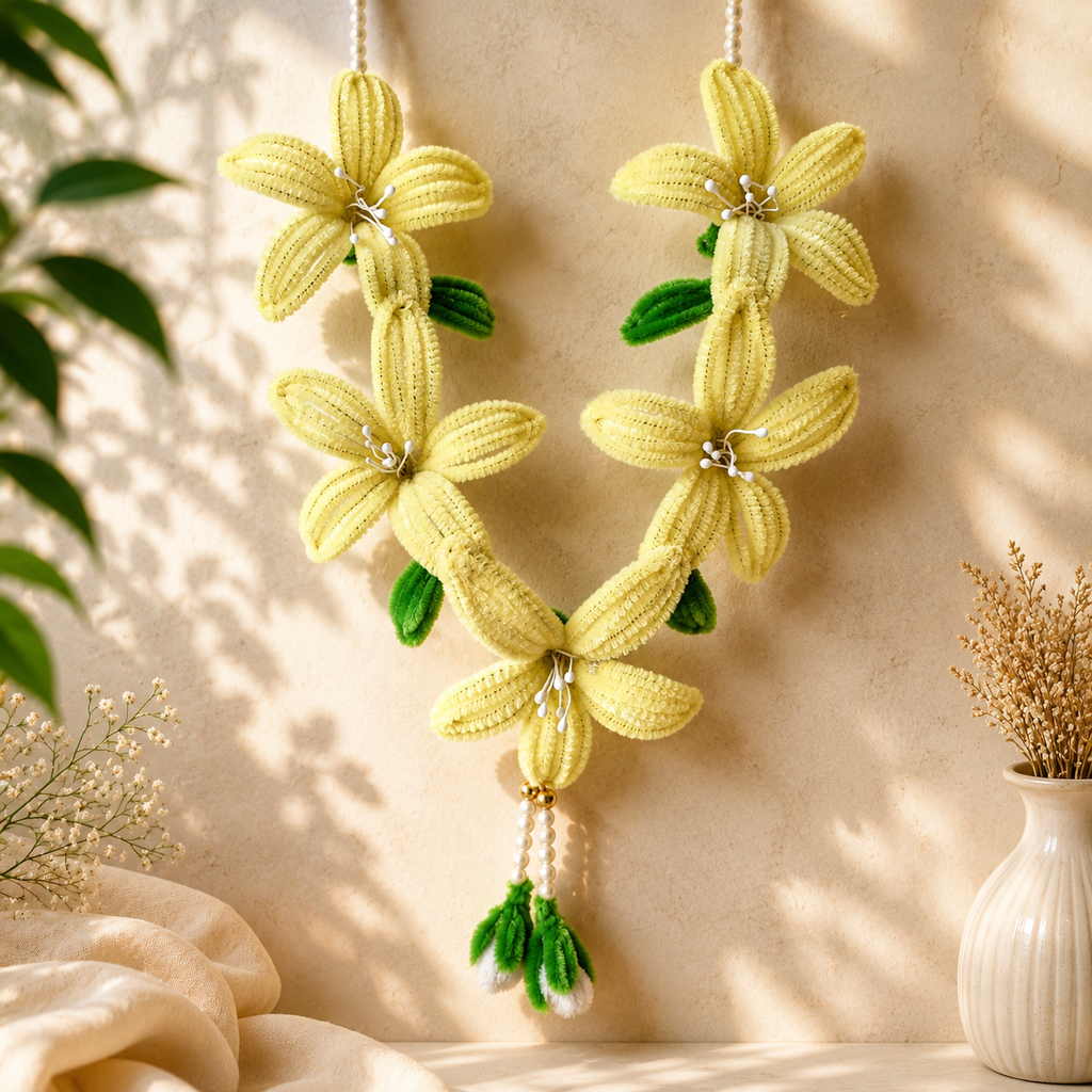 Lily Flower Garland - (5 Flowers)
