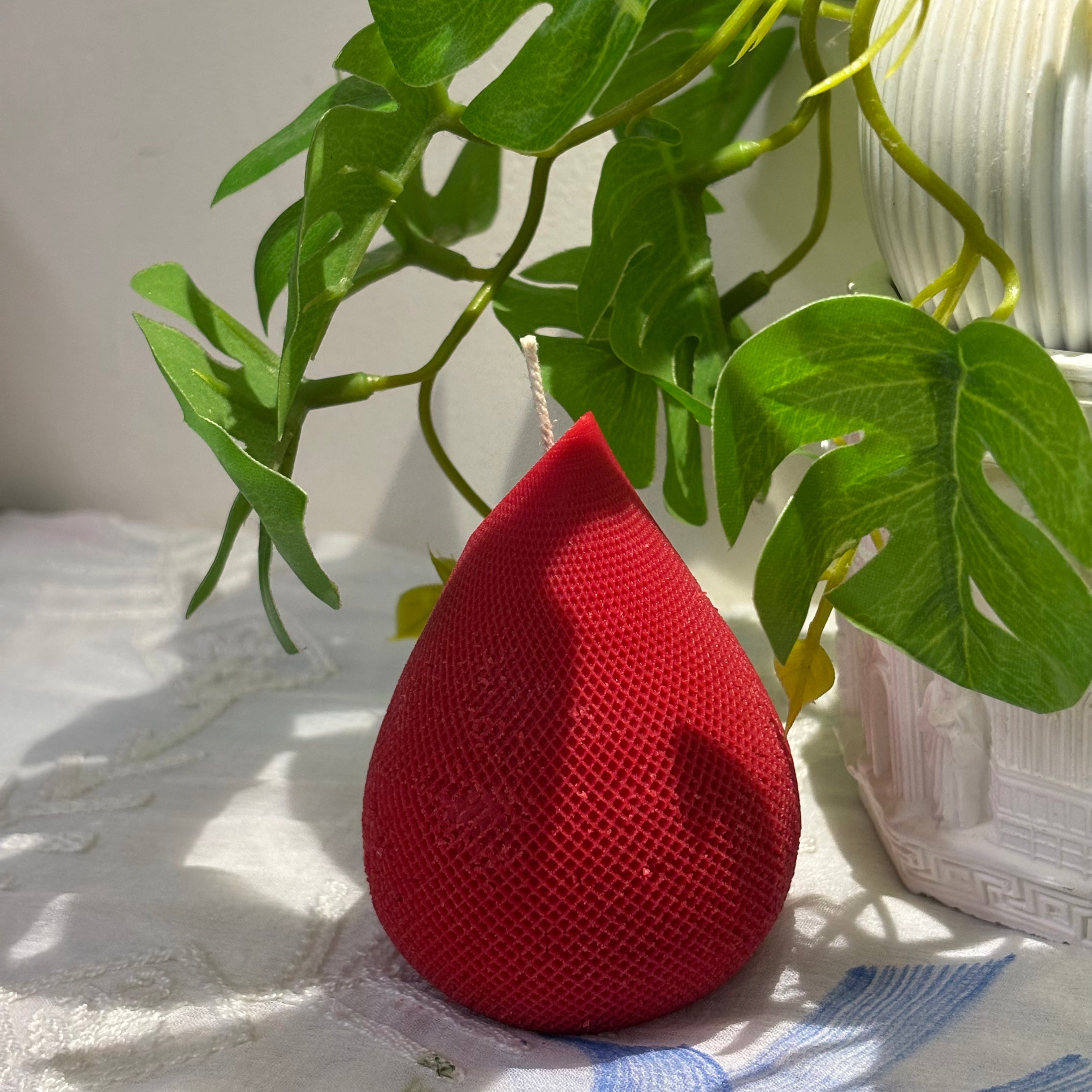 Tear Drop Shaped Candle