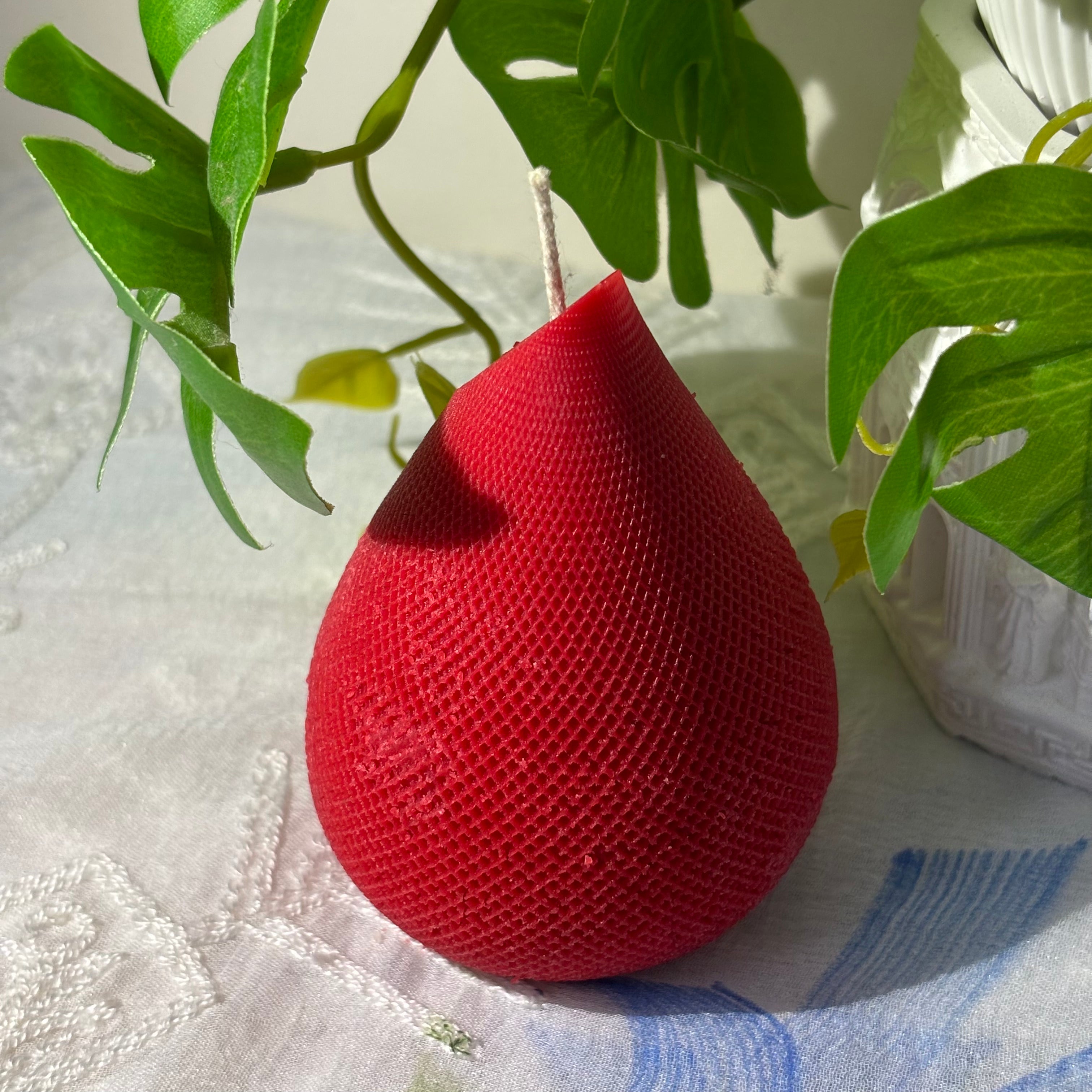 Tear Drop Shaped Candle