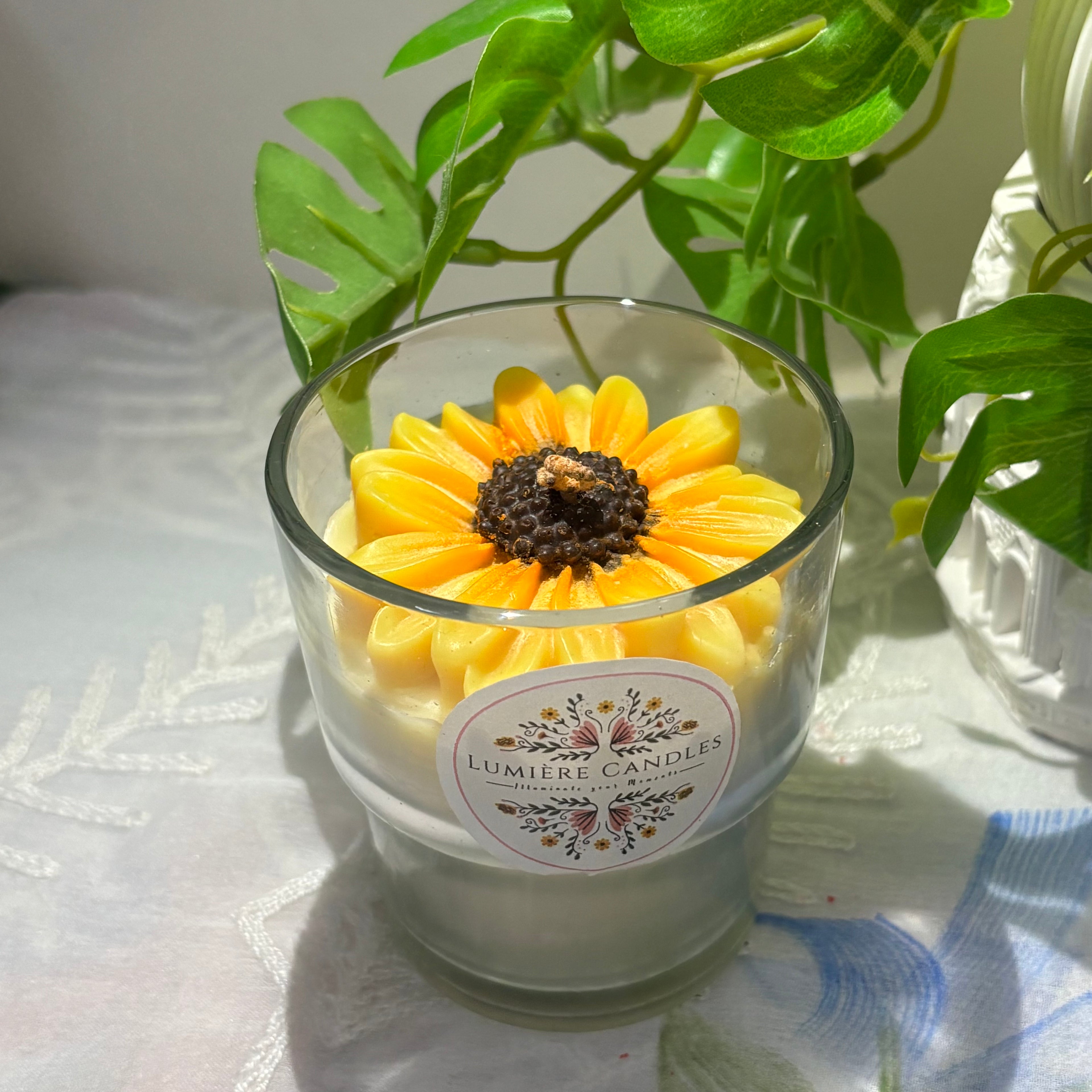 Sunflower Jar Candle