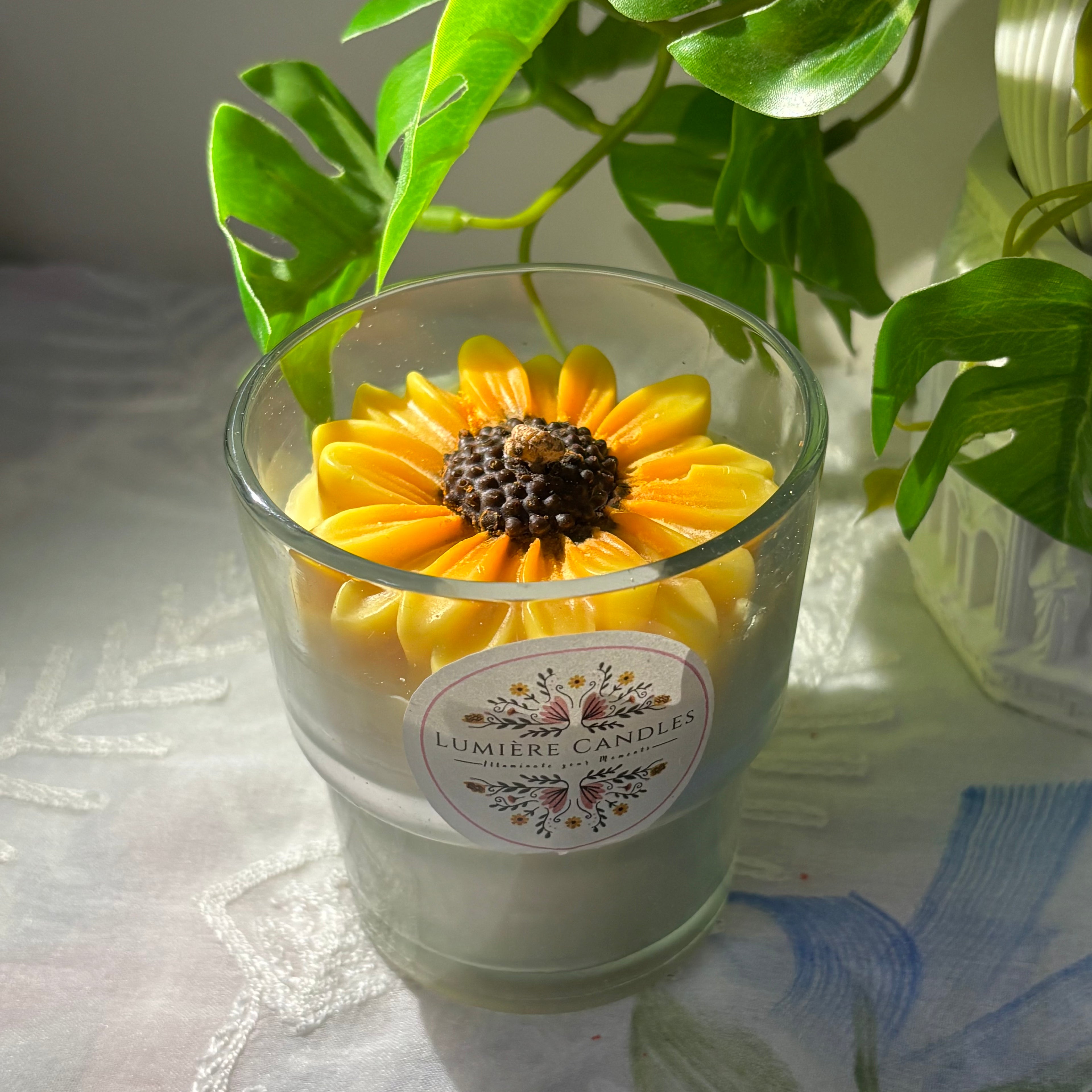 Sunflower Jar Candle