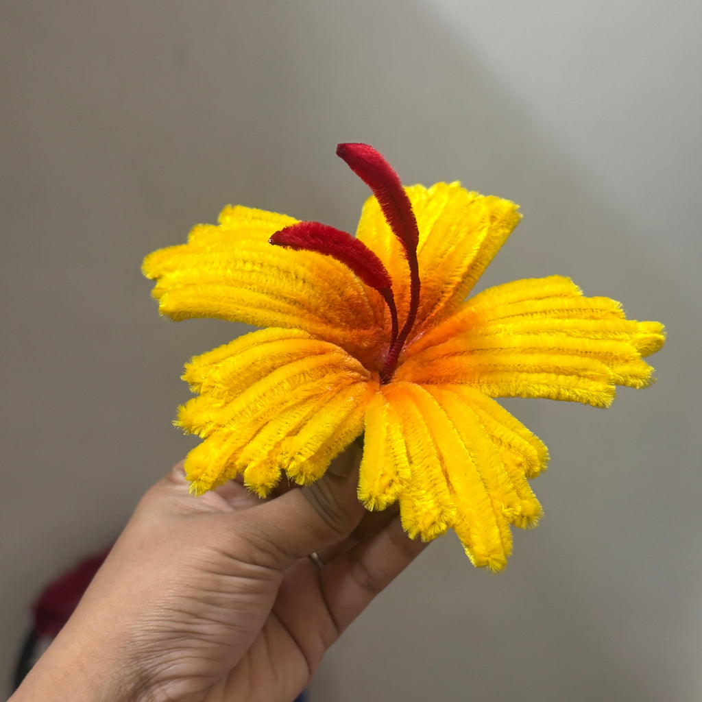 Yellow Hibiscus Flower - Large